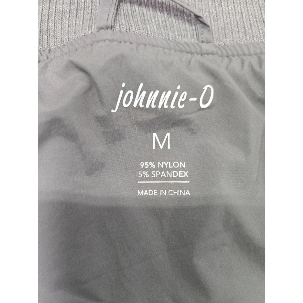 Johnnie O‎ Men's Duffy Puffy Vest Size M Meteor Gray MUCH Logo